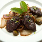 Savor Pan-Seared Local Chicken Livers with Caramelized Onions