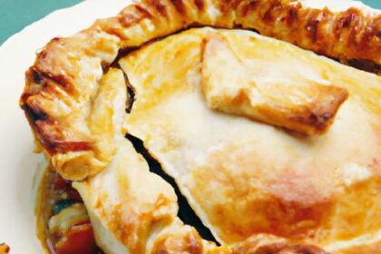 The Ultimate Chicken Pot Pie with Flaky Puff Pastry Crust