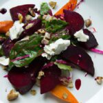 Earthy Elegance: Roasted Beet & Walnut Salad with Goat Cheese
