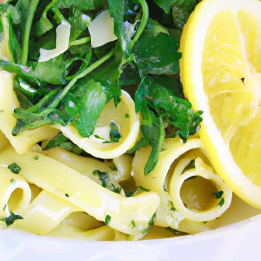Zesty Skillet Lemon Ricotta Pasta with Peppery Arugula