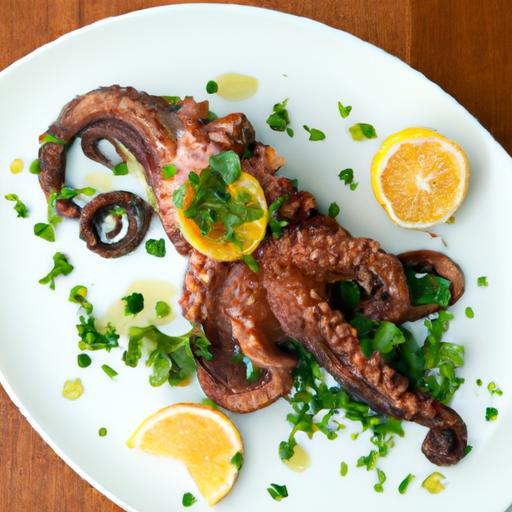 Savor the Flavors: Grilled Octopus with Lemon & Parsley