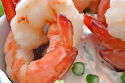 Classic Shrimp Cocktail with Zesty Homemade Horseradish Sauce