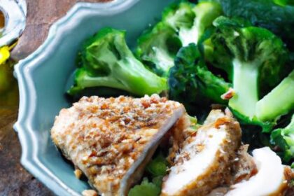 Crispy Sesame Crusted Chicken with Vibrant Broccoli Boost