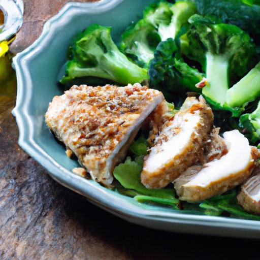 Crispy Sesame Crusted Chicken with Vibrant Broccoli Boost