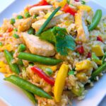 Flavorful Chicken Fried Rice with Colorful Garden Veggies