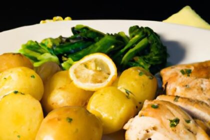 Zesty Greek Lemon Chicken and Potatoes: A Mediterranean Feast