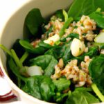 Energize Mornings with a Warm Barley and Spinach Bowl