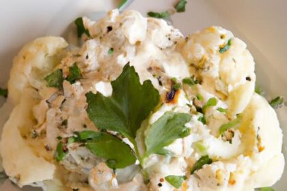 Creamy Garlic Herb Mashed Cauliflower: A Healthy Twist