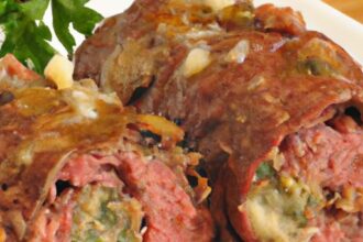 Savory Beef Braciole: Herb and Cheese-Stuffed Italian Delight