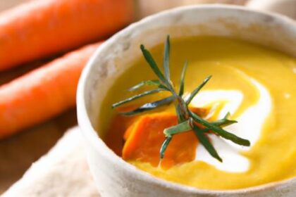 Creamy Carrot & Ginger Soup with Coconut Milk Delight