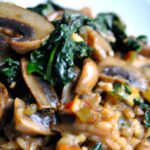 Savory Oatmeal Delight: Spinach & Mushrooms Fusion