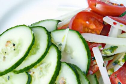 Refreshing Cucumber and Tomato Salad: A Fresh Flavor Fusion