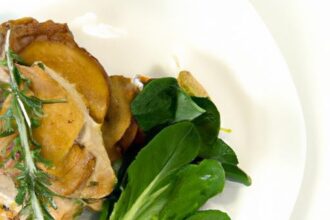 Savor the Flavor: Herb-Crusted Chicken with Fresh Greens