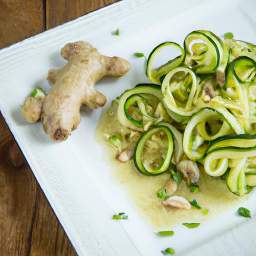 Zesty Zucchini Noodles with Ginger Garlic Twist Recipe