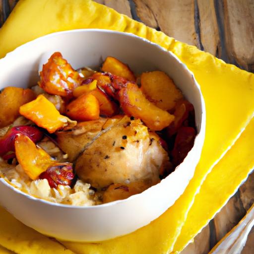 Savory One-Pot Chicken & Couscous with Sweet Apricots