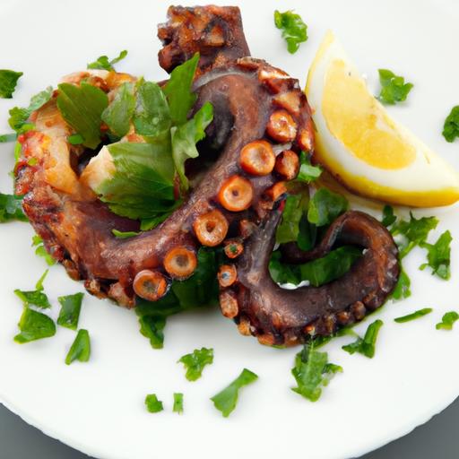 Savor the Flavors: Grilled Octopus with Lemon & Parsley