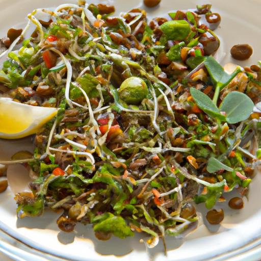 Sprouted Lentil Salad: A Nutritious Boost for Your Meals