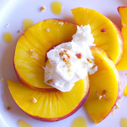 Sweet & Simple: Honey Roasted Peaches with Creamy Yogurt