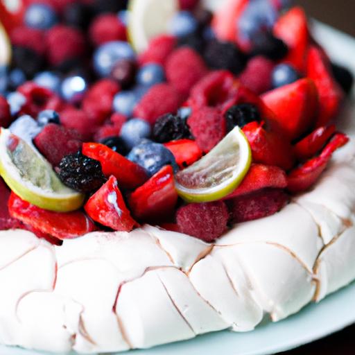 Pavlova Perfection: A Fresh Fruit Delight Unveiled