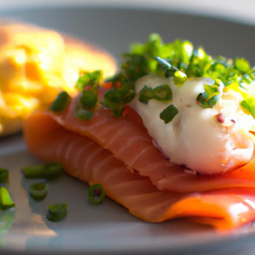 Elevate Breakfast: Scrambled Eggs with Smoked Salmon & Chives