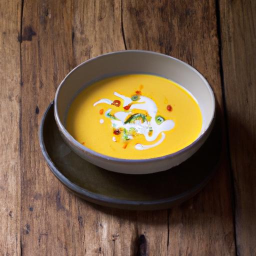 Creamy Carrot & Ginger Soup with Coconut Milk Delight
