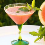 Refreshingly Cool: Watermelon Smoothie with Fresh Mint Magic