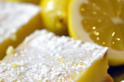Tangy & Sweet: Delicious Low-Sugar Lemon Bars to Try