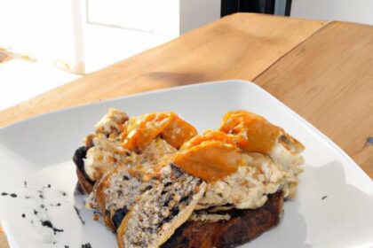 Elevate Breakfast: Truffle Scrambled Eggs on Brioche Toast