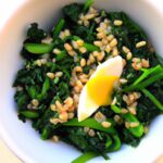 Nourish Your Mornings: Warm Barley & Spinach Breakfast Bowl