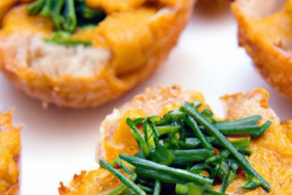 Ocean’s Delight: Sea Urchin Crostini with Butter & Chives