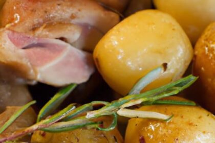 Golden Duck Fat Roasted Potatoes with Fragrant Rosemary
