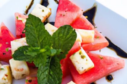 Sizzling Halloumi Meets Refreshing Watermelon & Mint Delight