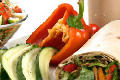 Savor the Flavor: Grilled Veggie Wraps with Creamy Yogurt