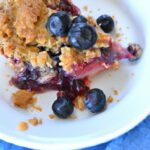 Sweet Delight: Blueberry Buckle with Crunchy Crumble Topping