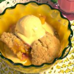 Sweet Harmony: Peach Cobbler with Fluffy Biscuit Topping