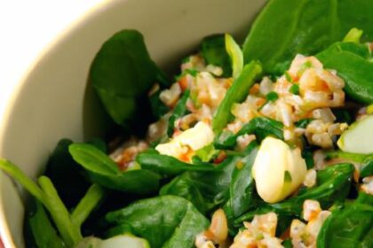 Energize Mornings with a Warm Barley and Spinach Bowl