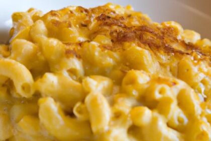 Indulge in Gourmet Four-Cheese Mac and Cheese Perfection