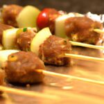 Savory Turkey & Cranberry Meatball Skewers: A Festive Twist