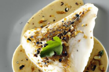 Delicate Poached Skate Wing with Brown Butter & Capers Delight