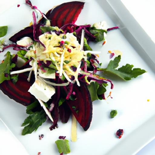 Bright Bites: Roasted Beet ⁢and Goat Cheese Salad Delight
