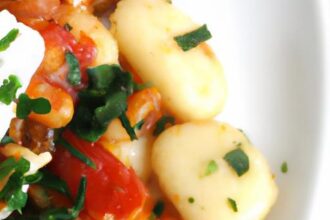 Savor One-Pan Roasted Gnocchi with Tomato & Mozzarella