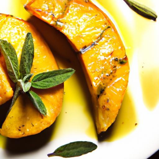 Savory Roasted Butternut Squash with Fresh Sage Delight