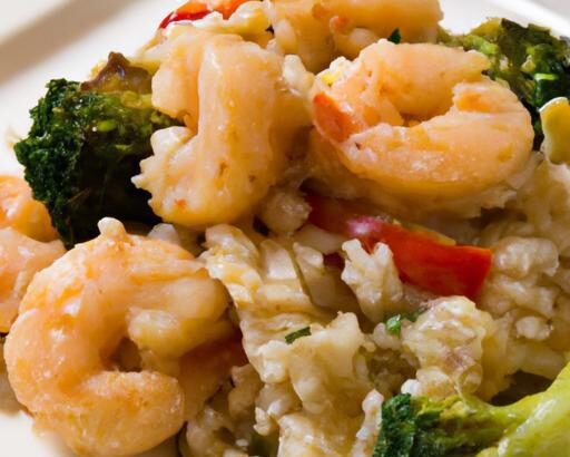 Wholesome Cauliflower Rice Stir-Fry with Savory Shrimp