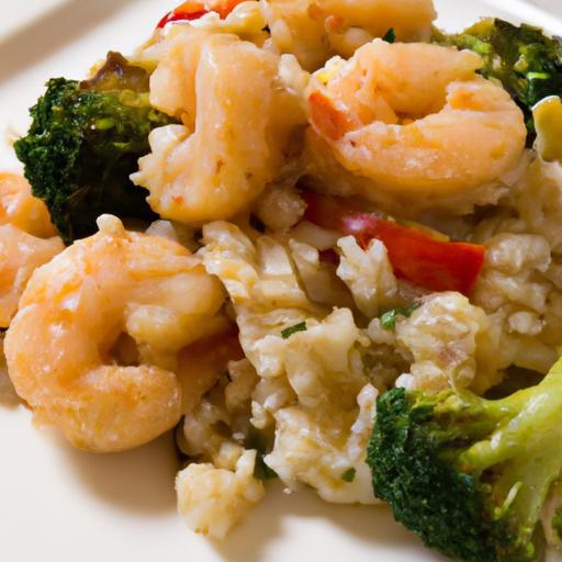 Wholesome Cauliflower Rice Stir-Fry with Savory Shrimp