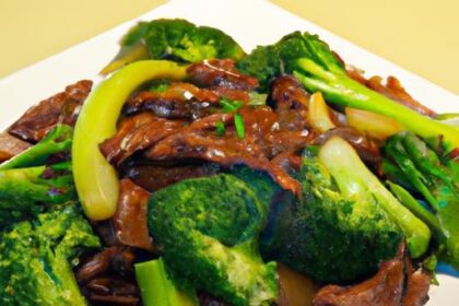Sizzling Beef Stir-Fry with Broccoli in Savory Soy Sauce