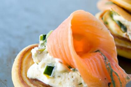 Delightful Blinis with Creamy Smoked Trout Mousse Recipe