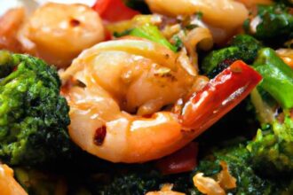 Sizzling Shrimp Stir-Fry: Broccoli & Soy Sauce Delight