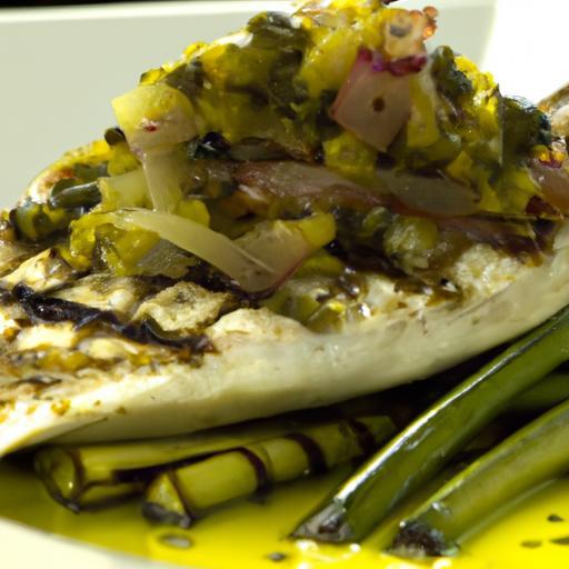 Savory Grilled Swordfish with Zesty Olive & Caper Relish