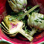 Savor Steamed Artichoke Paired with Zesty Lemon-Tahini Dip