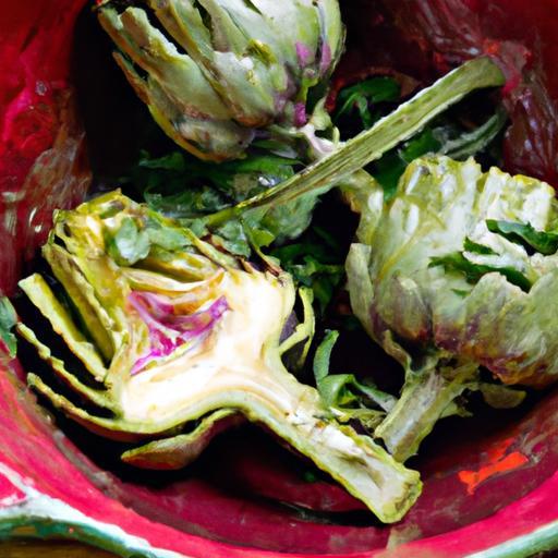 Savor Steamed Artichoke Paired with Zesty Lemon-Tahini Dip